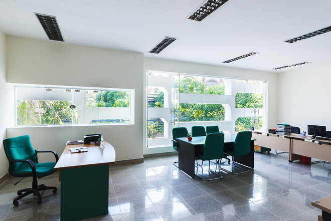 Tạo phong cách mới với giấy dán tường văn phòng